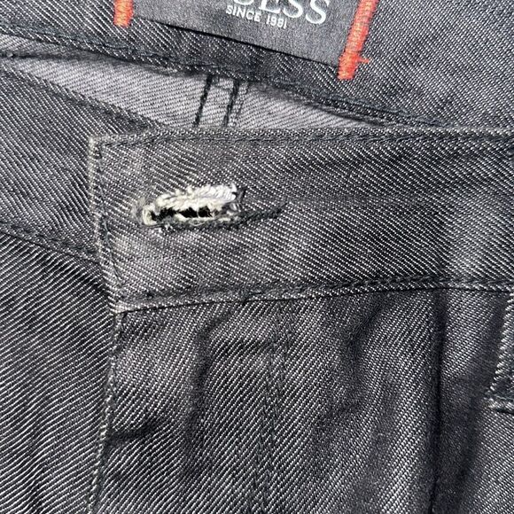 GUESS 38 x 32 Men’s Del Mar Slim Straight Fit Black Jeans - Picture 15 of 16